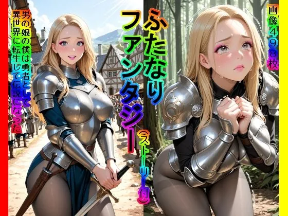 ふたなりファンタジー（ストーリー付） 男の娘の僕は勇者として異世界に転生して伝説になった｜サンプル画像1｜オリジナル