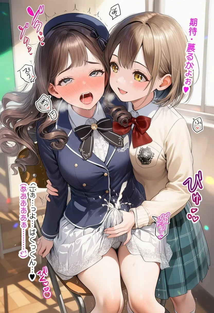 ふたなりお嬢様スカート射精 ver.トロ顔|サンプル画像5|オリジナル