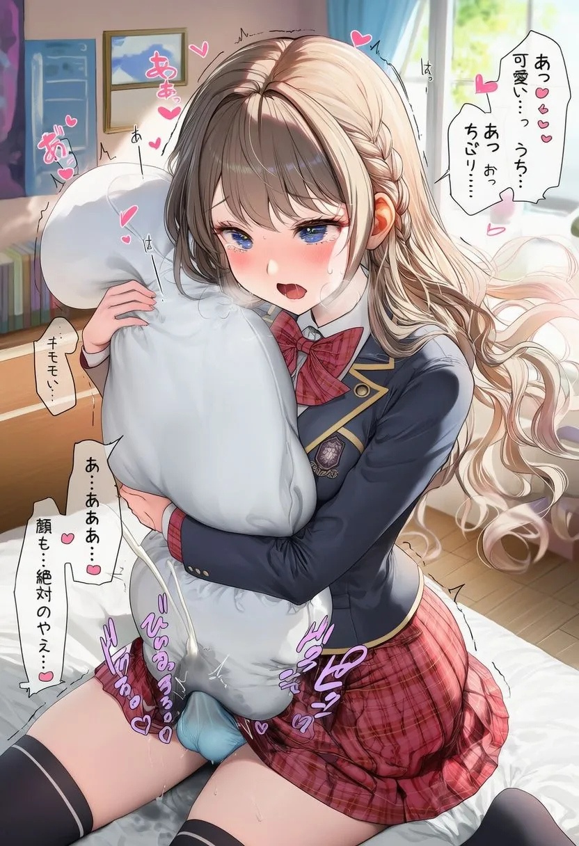 ふたなりお嬢様スカート射精 ver.トロ顔|サンプル画像6|オリジナル