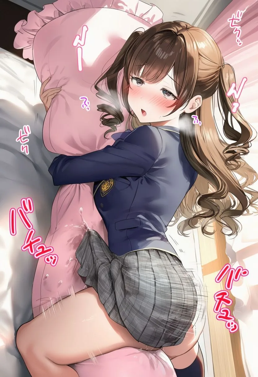ふたなりお嬢様スカート射精 ver.トロ顔|サンプル画像7|オリジナル